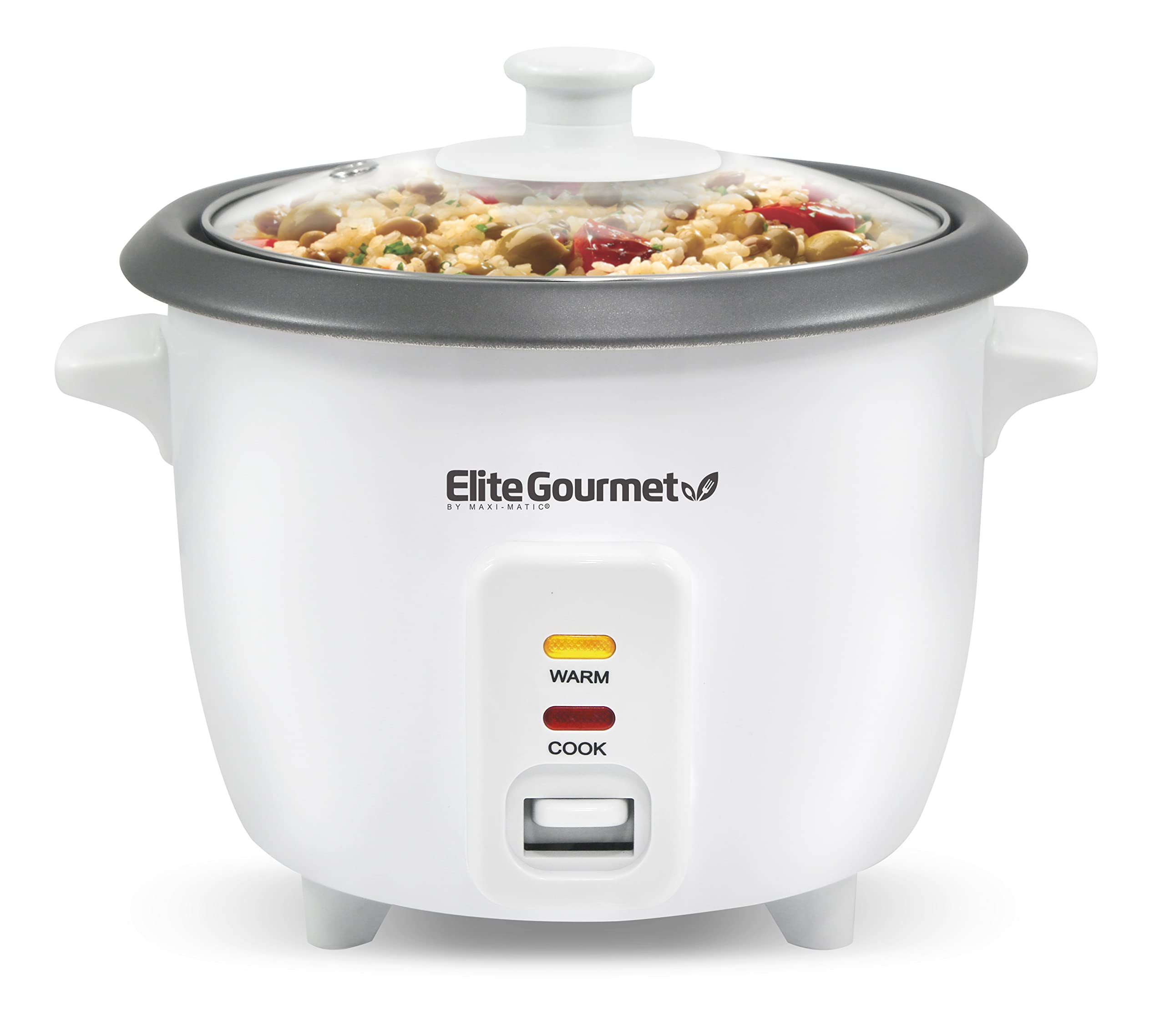 Elite Gourmet ERC-006NST inner pot with non-stick coating for quick cleaning.