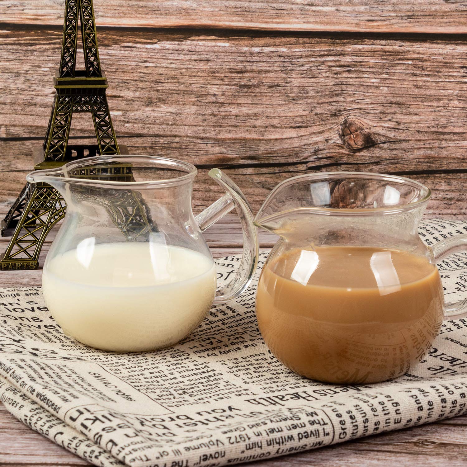 ELITEA heat‑resistant glass pitcher highlighting temperature tolerance.