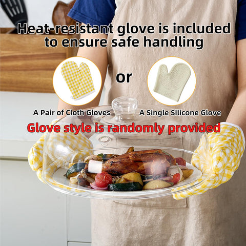 EliteVibe bacon steaming cover reduces splatter during breakfast