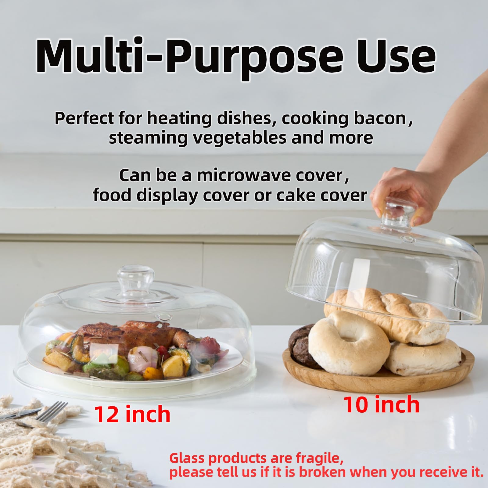 EliteVibe transparent dome lets you monitor heating without lifting