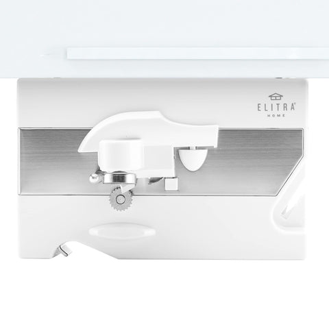 Elitra Home 3-in-1 under-cabinet opener demonstrates smooth can opening.