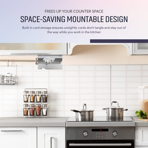 Elitra Home magnetic lid release aids safe, easy lid removal.
