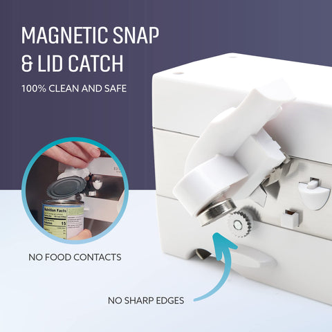Elitra Home 3-in-1 tool handles a range of can sizes with ease.
