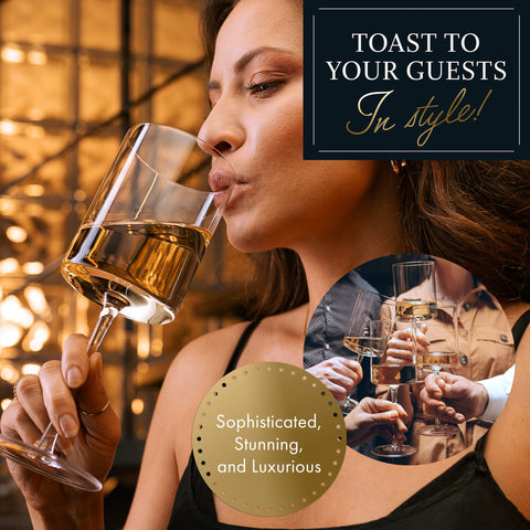 ELIXIR GLASSWARE Chardonnay stem glass elevates white wine enjoyment
