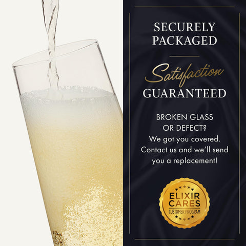 ELIXIR GLASSWARE daily toasts with crystal clarity