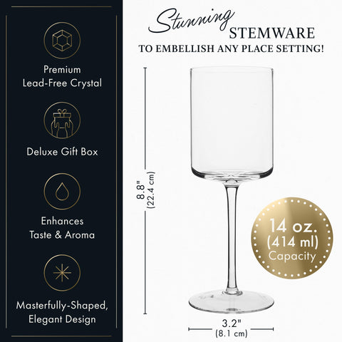 ELIXIR GLASSWARE lead-free crystal glassware ensures clarity and daily use