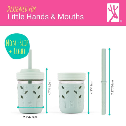 Elk and Friends safe materials include glass, silicone, BPA-free plastics.
