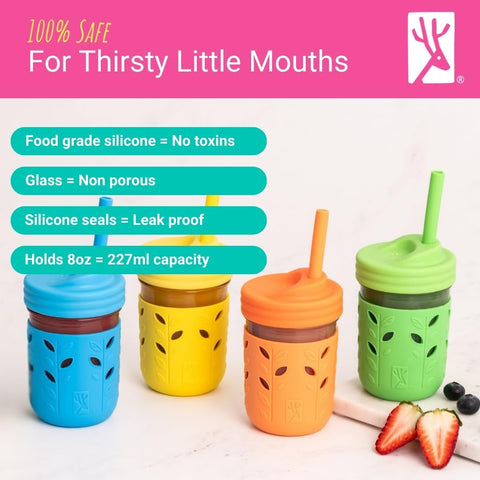 Elk and Friends straw with stopper to prevent loss during adventures