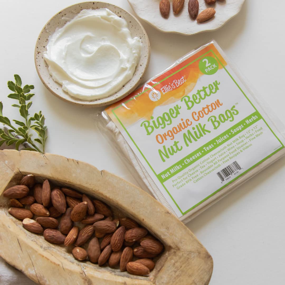 Ellie's Best unbleached organic cotton ensures toxin-free filtering