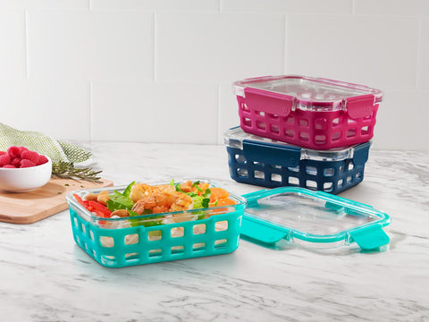 Ello Duraglass dishwasher-safe lids simplify cleanup