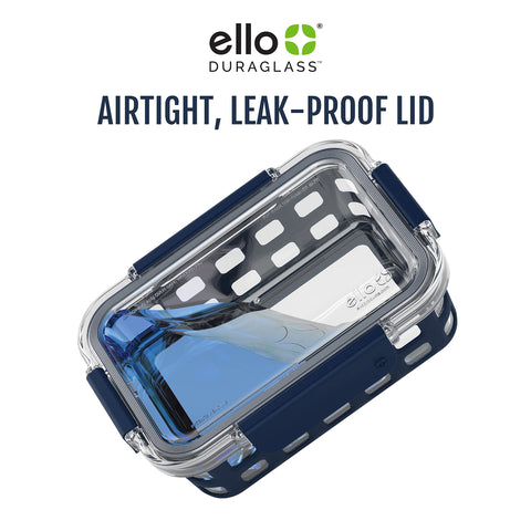 Ello Duraglass microwave-safe container used without lid for quick reheats