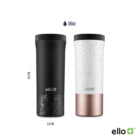 Ello Miri mug base width closeup demonstrating cupholder fit