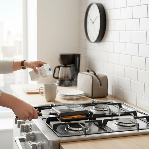 Elsjoy detachable pan design makes cleaning after cooking effortless and fast.