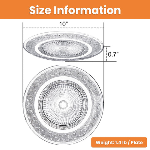 Elsjoy embossed diamond center plate highlights intricate detail for entertaining.