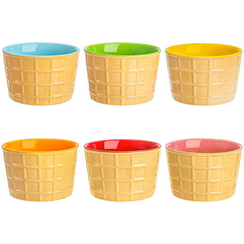 Elsjoy green ceramic ice cream cup shown with dessert-friendly color cue