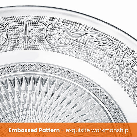 Elsjoy vintage phoenix edge plate adds classic charm to any table setting.