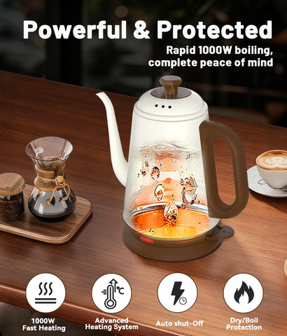 ELTRIKO 1L capacity ideal for a single cup or small batches