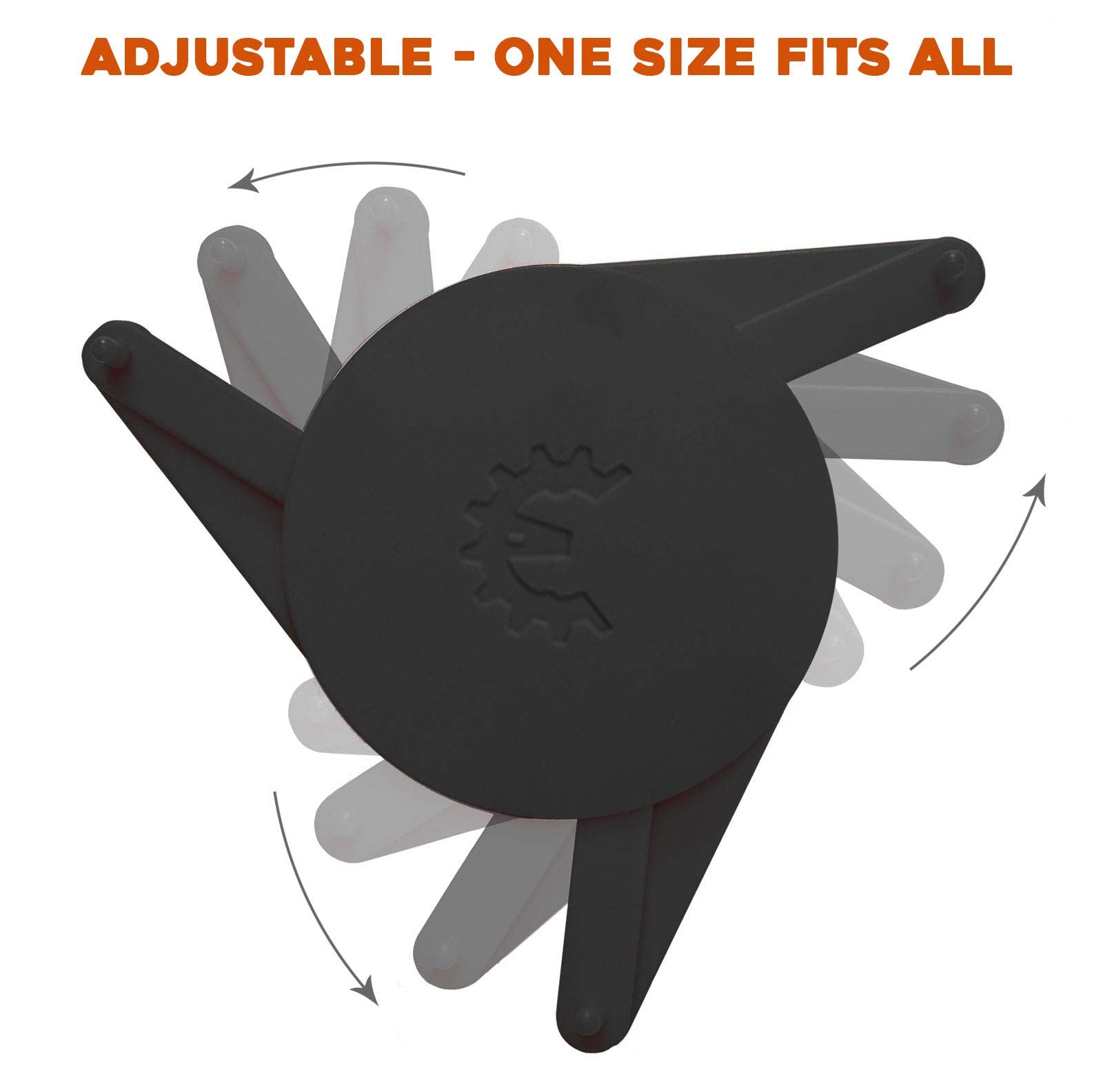 ELYPRO black kitchen cabinet organizer complements modern decor