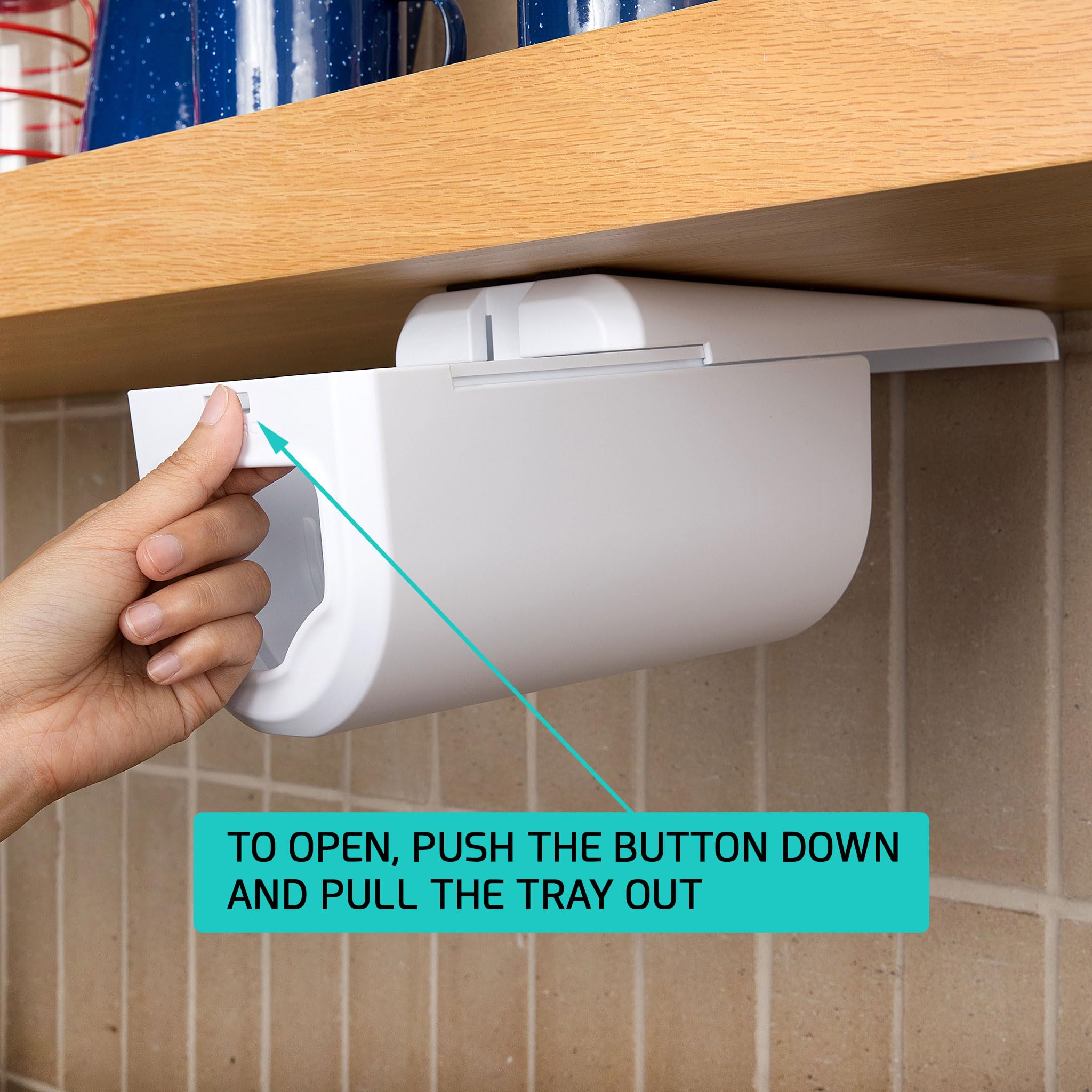 ELYPRO dispenser fits quart, sandwich, and snack bags for versatile storage