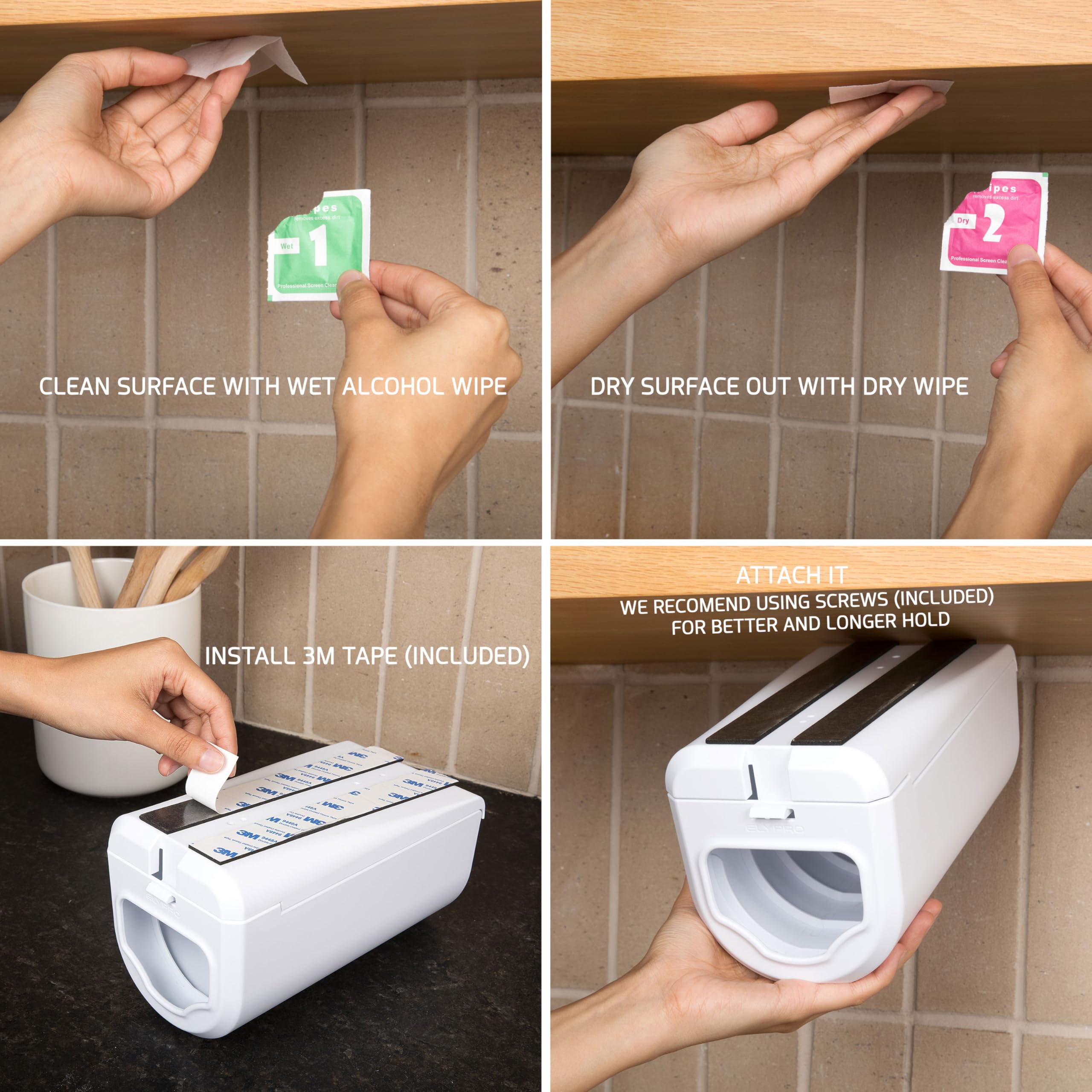 ELYPRO space-saving design frees counter space for prep