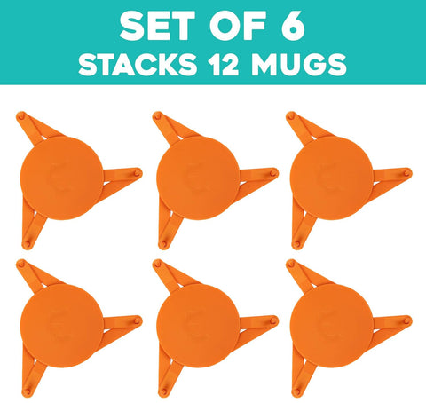 ELYPRO Mug Stacker as cabinet-organizer keeping mugs neatly arranged