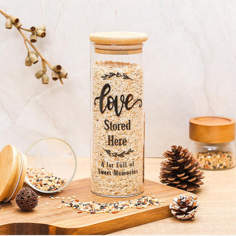 Elysirise glass storage jar – versatile storage or decorative accent