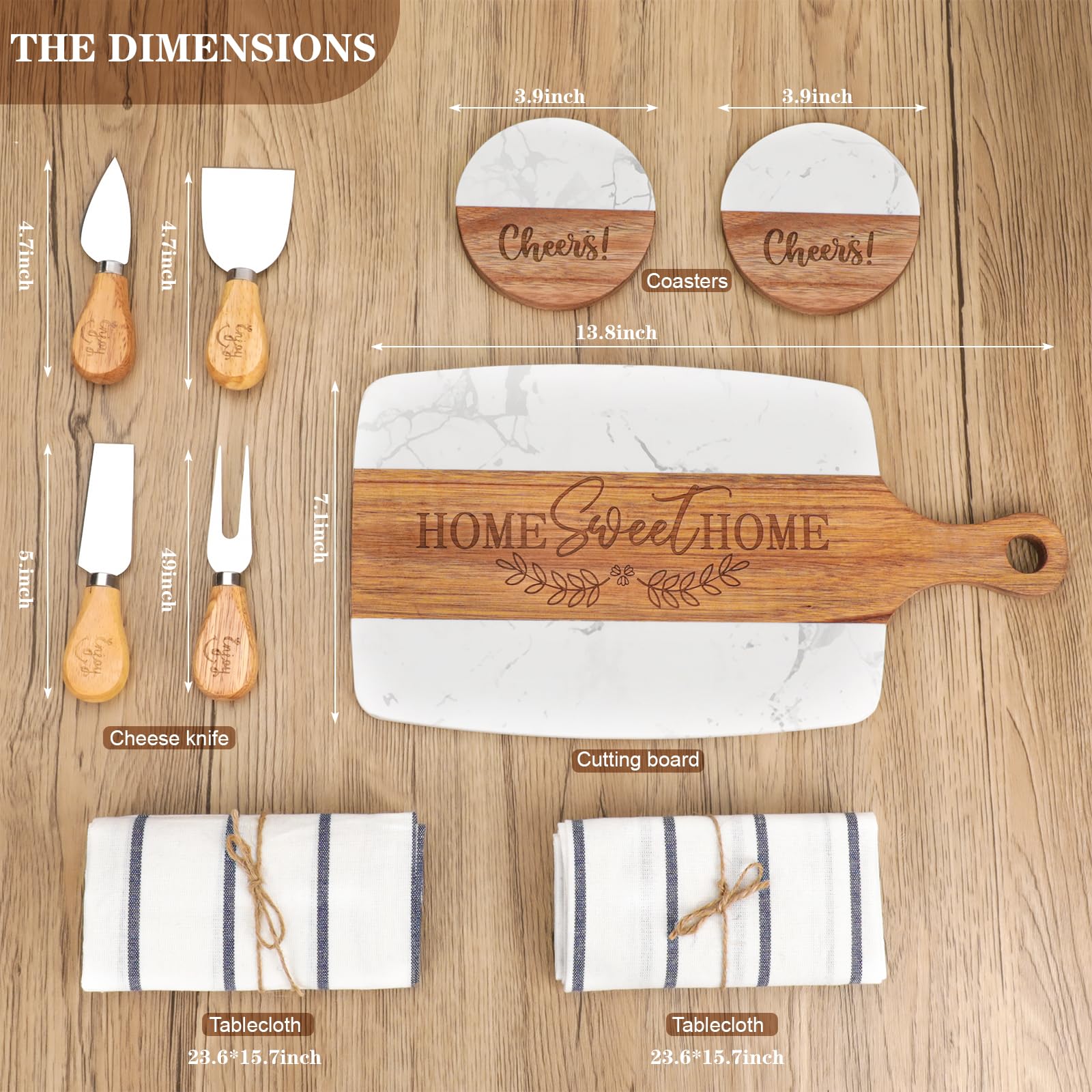 Elysirise coasters set complements décor while protecting surfaces during gatherings