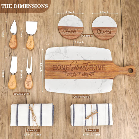 Elysirise coasters set complements décor while protecting surfaces during gatherings