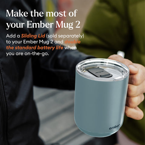 Mug is fully submersible up to 1 meter for easy cleaning.