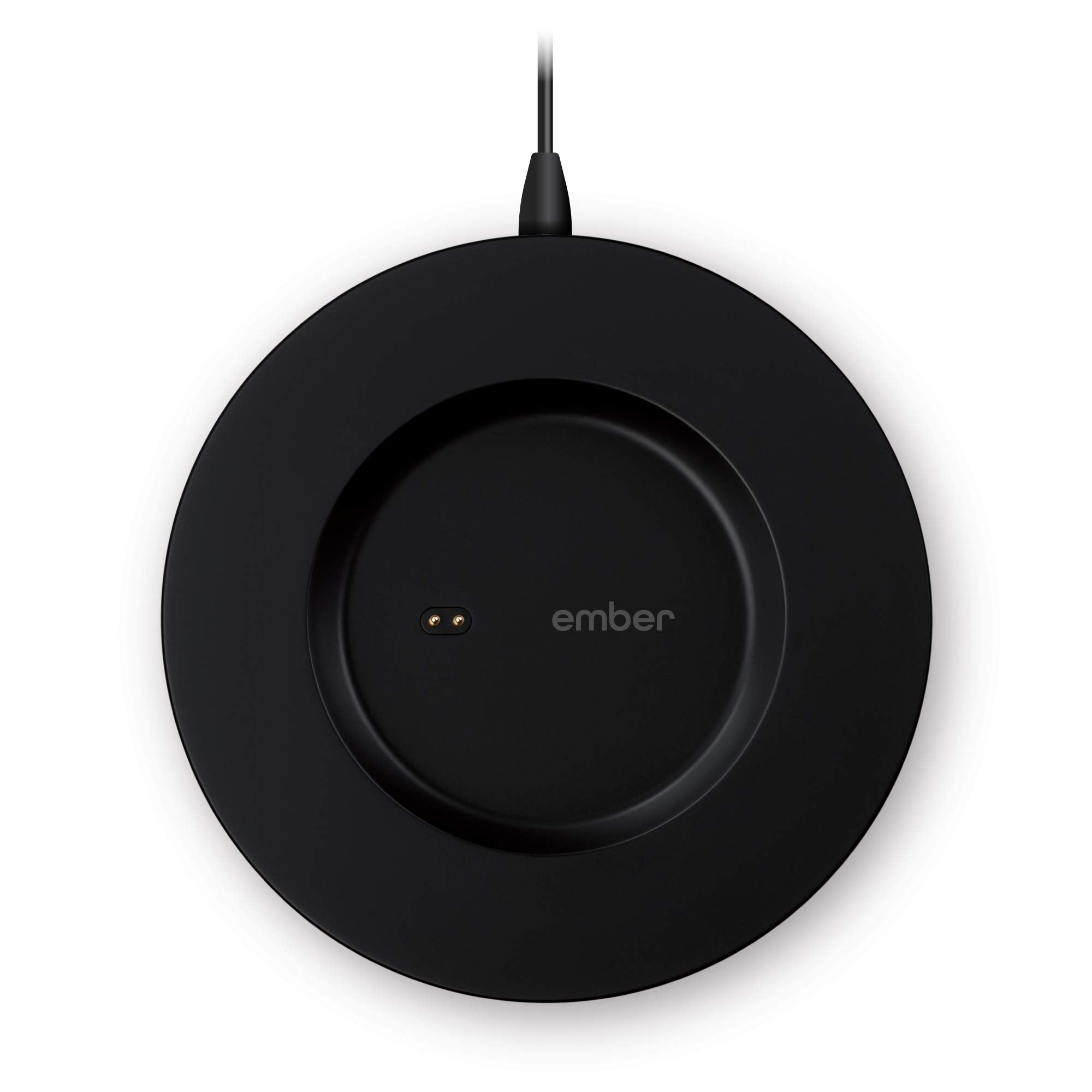 Ember Charging Coaster 2 on kitchen table keeps coffee warm with quick charging