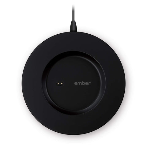 Ember Charging Coaster 2 on kitchen table keeps coffee warm with quick charging