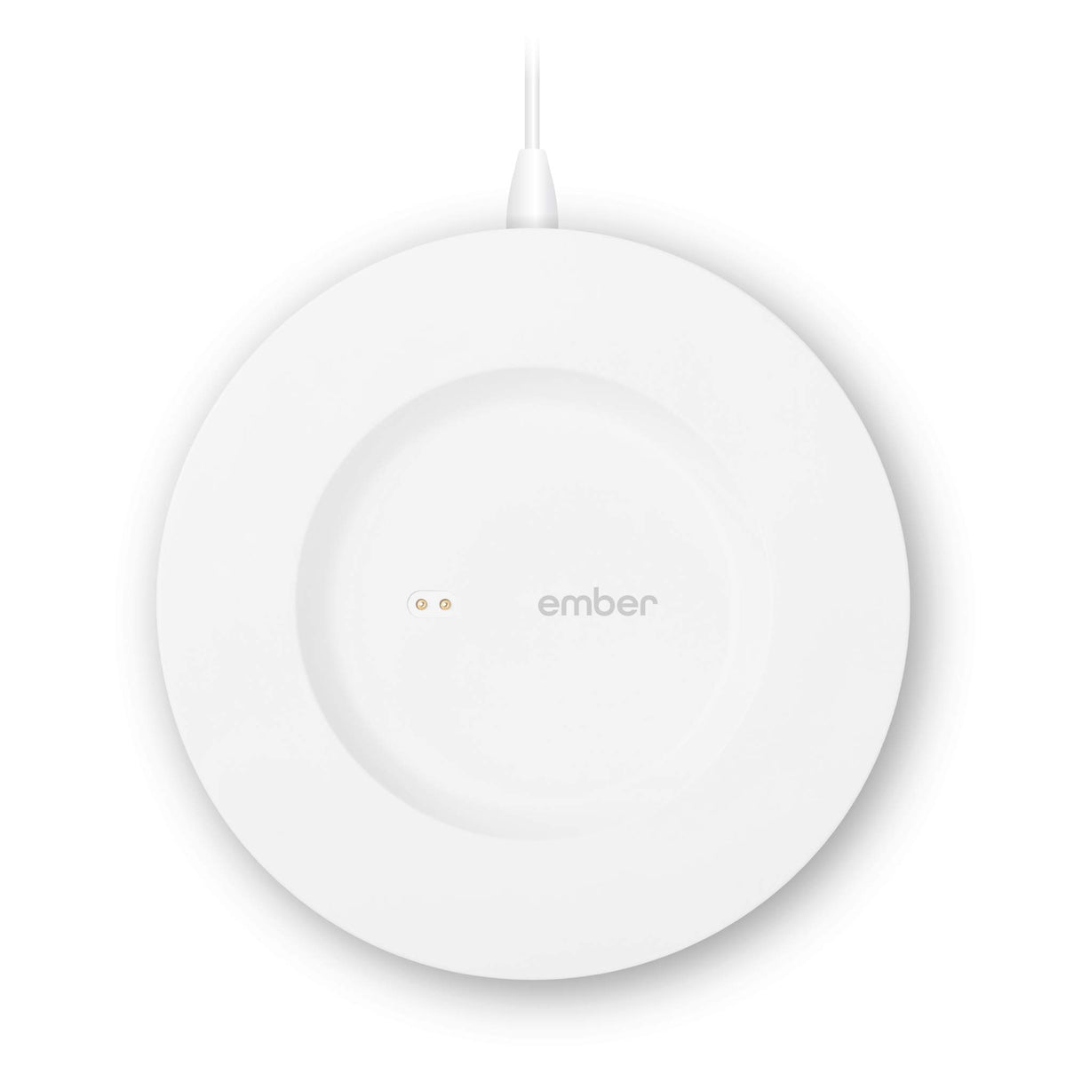 Ember Charging Coaster 2 top view keeps mugs warm all day
