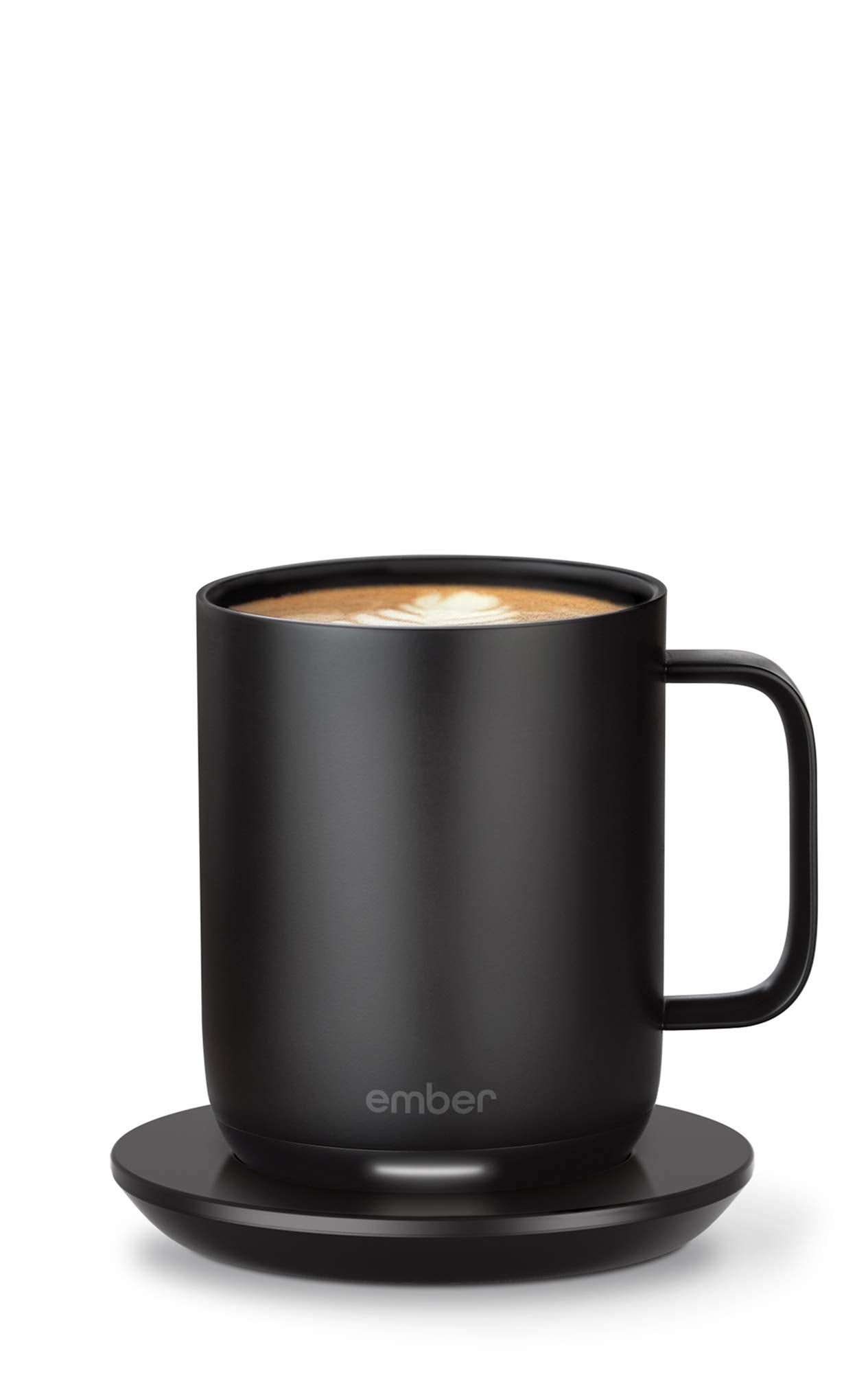 Ember Charging Coaster 2 with two mugs charging for all-day warm beverages