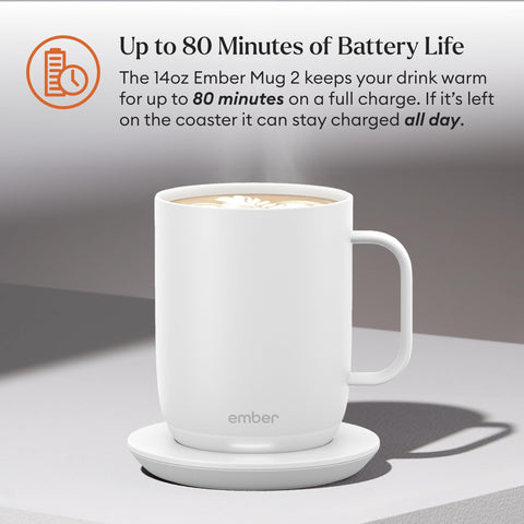 Ember Mug 2 app control enables precise temperature settings.