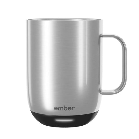 Ember Mug 2 on desk with precise temperature control for a steady sip