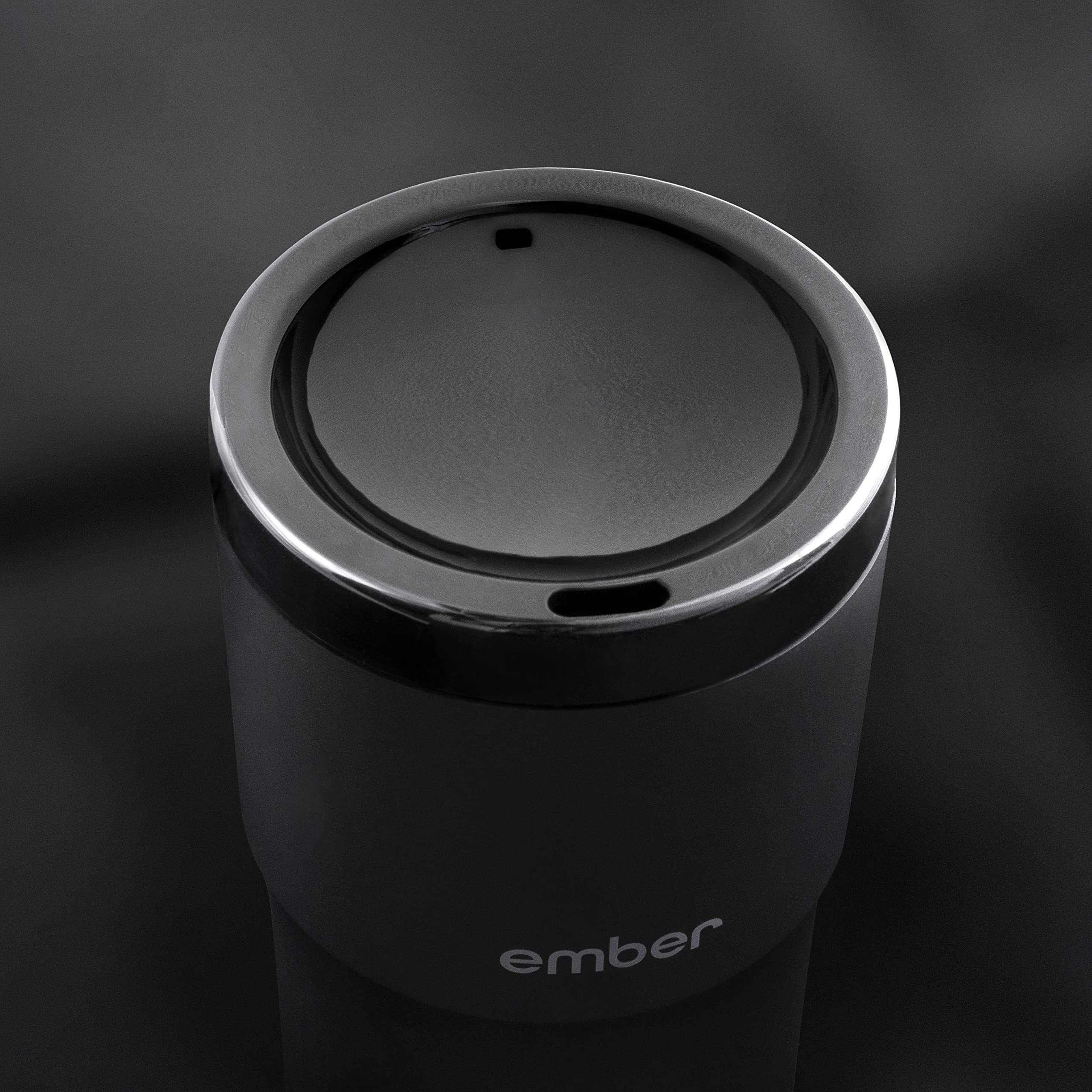Ember Sipping Lid always open for the next sip at the right moment