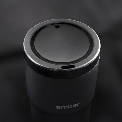 Ember Sipping Lid always open for the next sip at the right moment