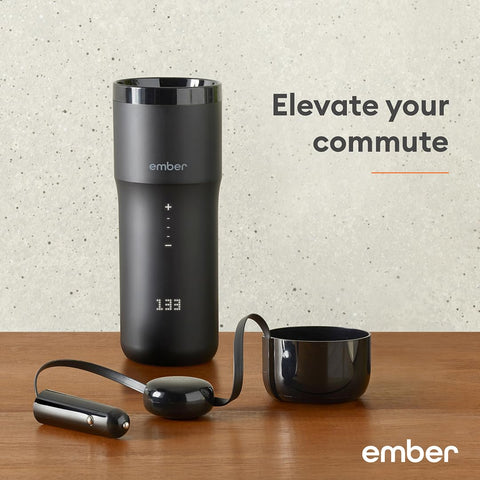 Ember Travel Mug 2+ touch display enables quick temperature adjustments