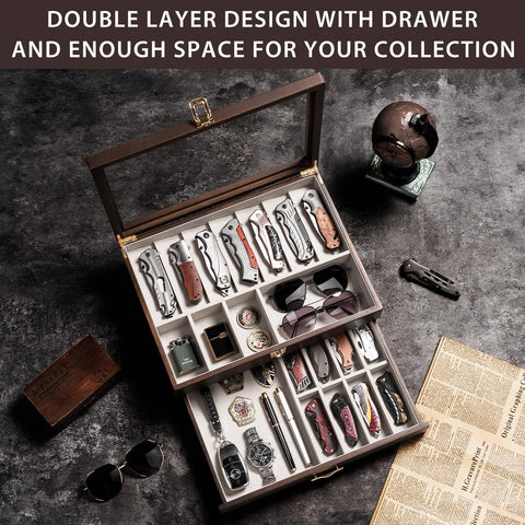 Emfogo compact lower-compartment storage area ideal for small items.