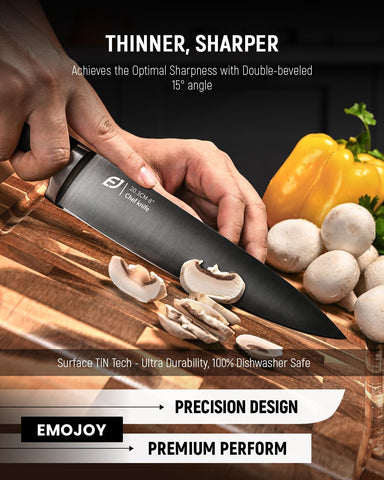 Emojoy 6-stage heat treatment for lasting edge performance