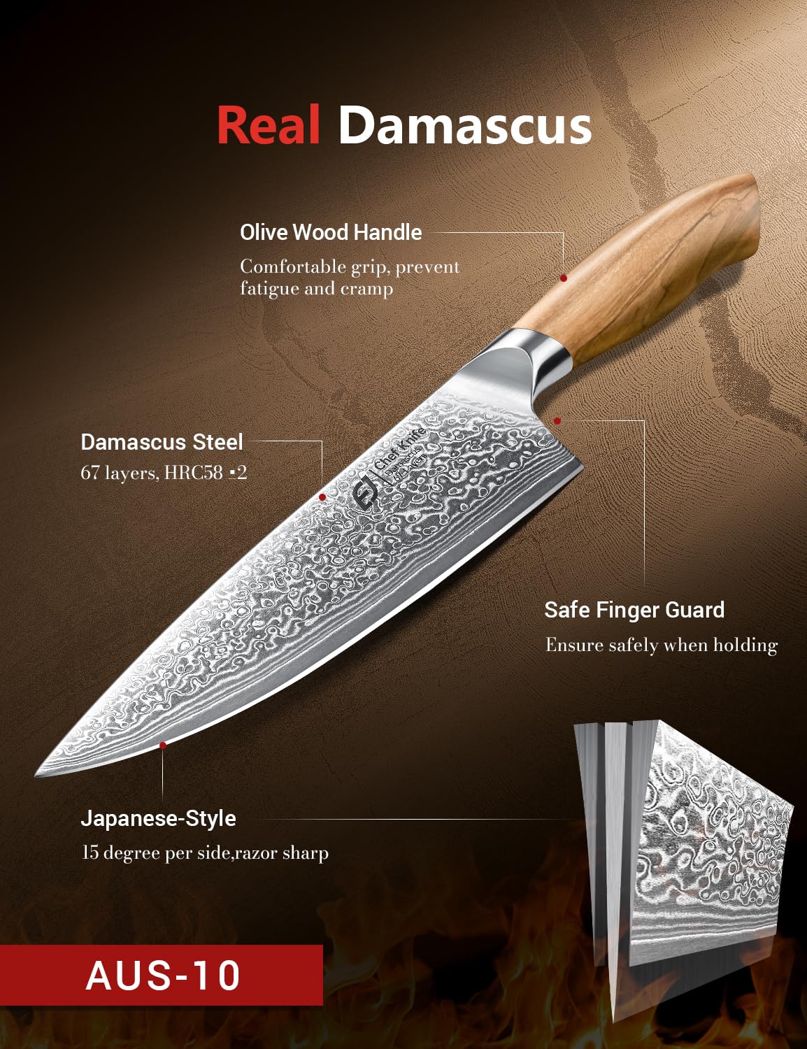 Emojoy 3.5-inch paring knife for detailed trimming