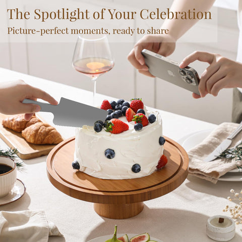 Emojoy flip tray converts to a versatile serving board for fruits and cheeses
