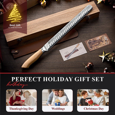 Emojoy ideal for meat and turkey slicing, offering professional-like control at home.