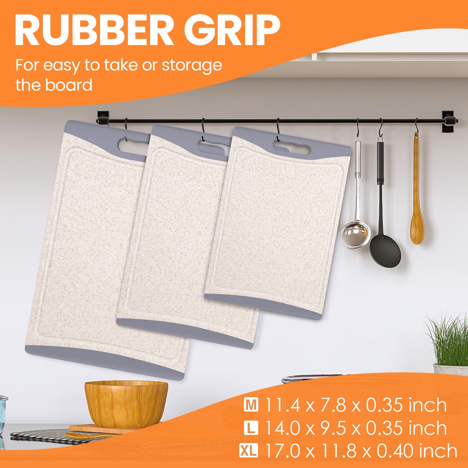Empune juice groove feature catches liquids to protect counters
