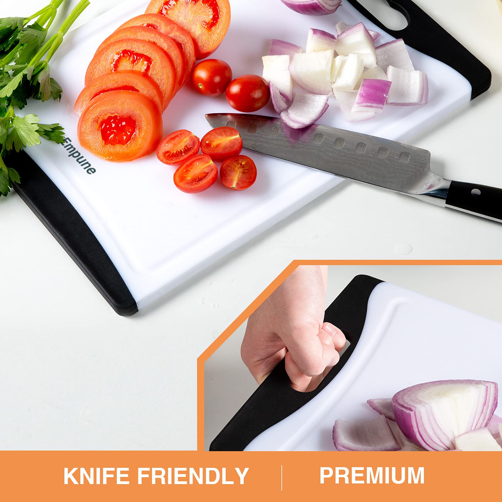 Empune cutting boards are dishwasher safe for effortless cleaning