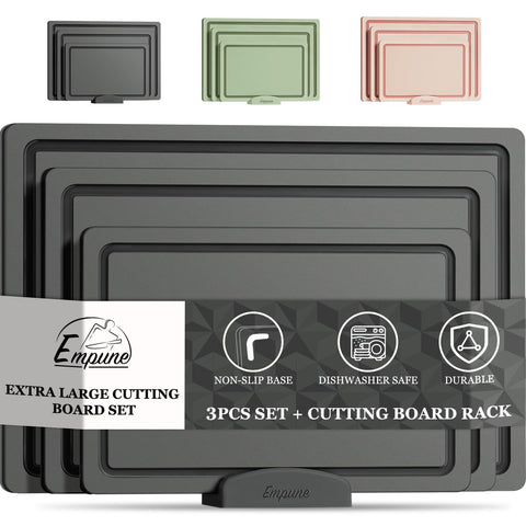 Empune cutting board set small view, ideal for fruit prep and quick tasks.