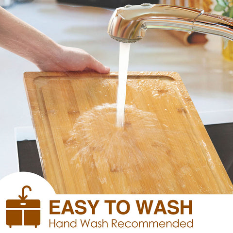 Empune easy-clean bamboo resists stains for quick kitchen maintenance.