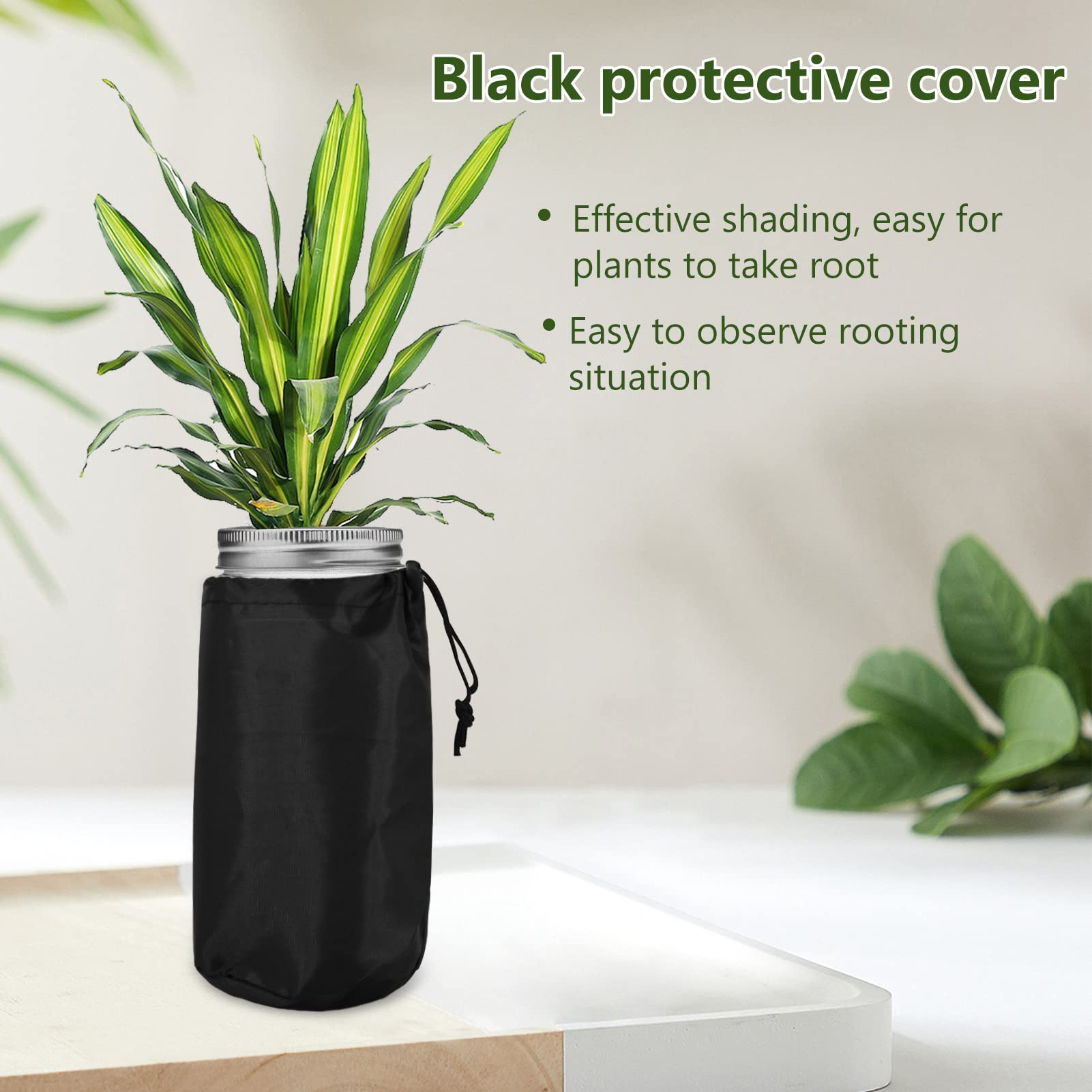 Emsiok light-blocking sleeve helps control light exposure for various seeds.