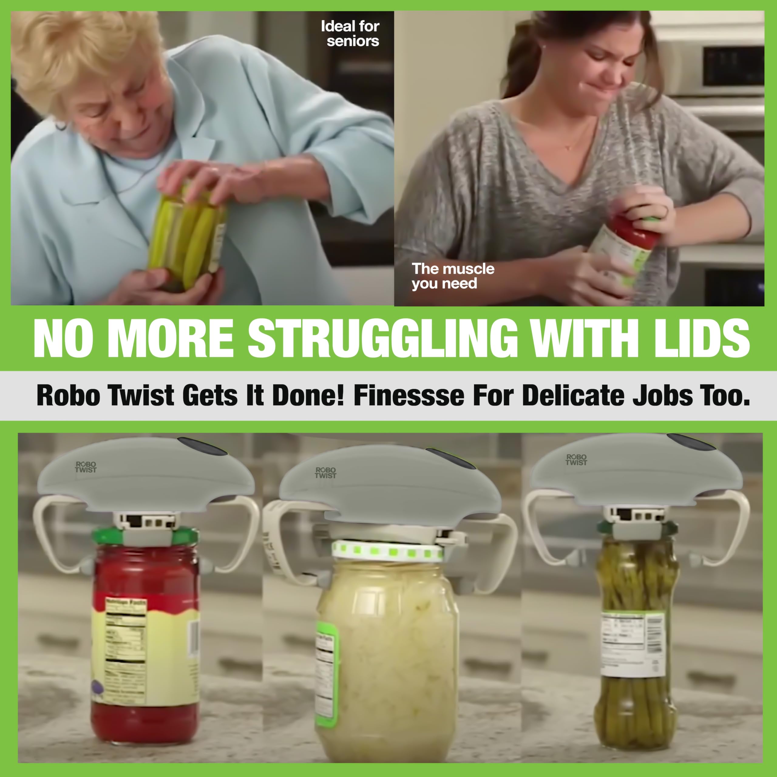 EMSON Robotwist Deluxe ergonomic design promotes comfortable use for seniors and kids alike.