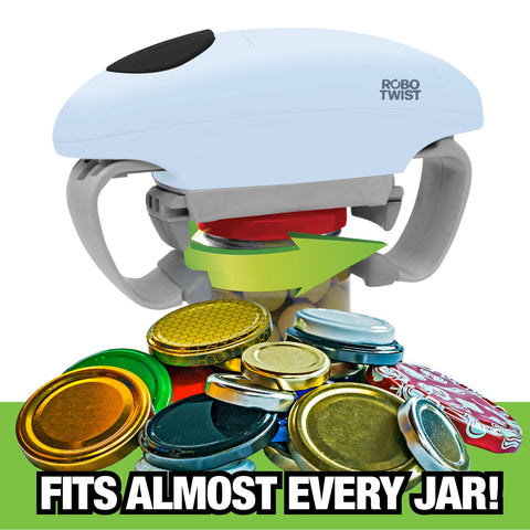 EMSON Robotwist Deluxe torque-improved design grips stubborn lids with ease.